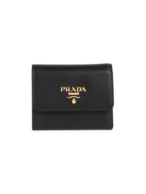 prada black wristlet|prada continental wallets for women.